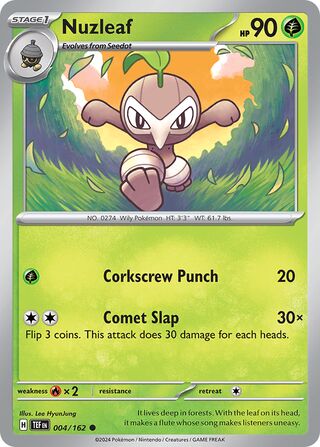 Nuzleaf (Temporal Forces 004/162)