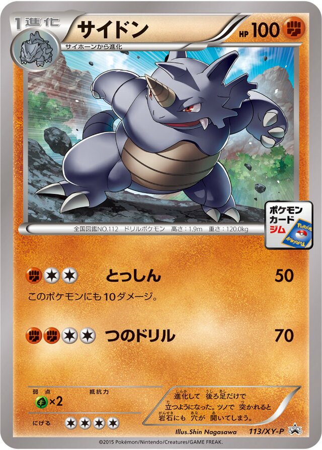 113/XY-P Rhydonサイドン