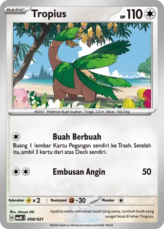 Tropius (Mega Lucario ex Starter Deck 008/021)