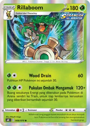 Rillaboom (Jet-Black Spirit 008/070)