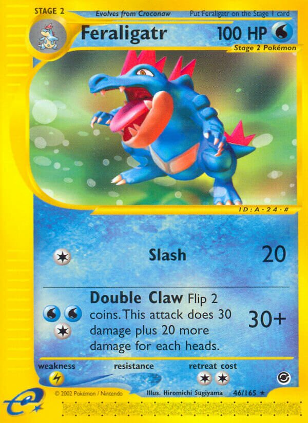 46/165 Feraligatr EX Rare