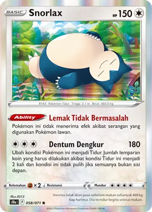 Snorlax (Dark Phantasma 058/071)