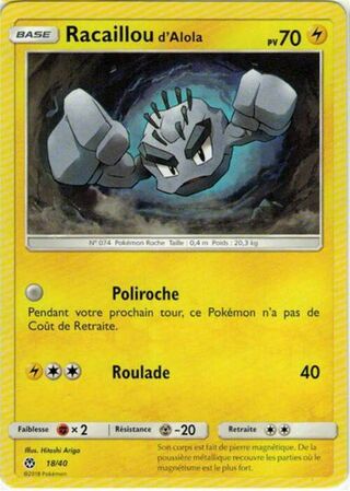 Alolan Geodude (McDonald's Collection 2018 (French) 18/40)