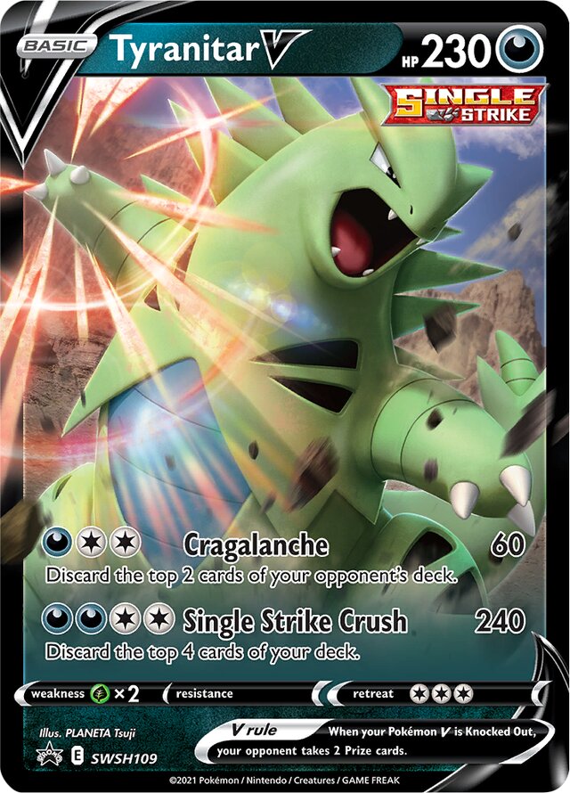 SWSH109 TyranitarV SSP PROMO