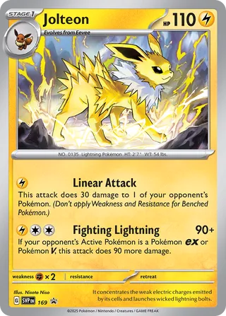 169 Jolteon SVP PROMO