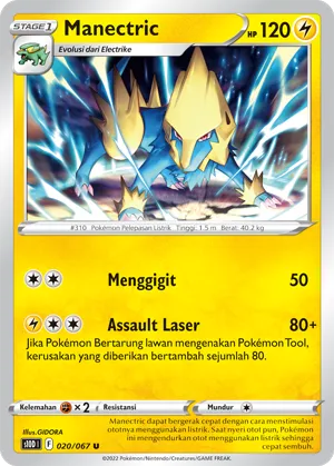 Manectric (Time Gazer 020/067)