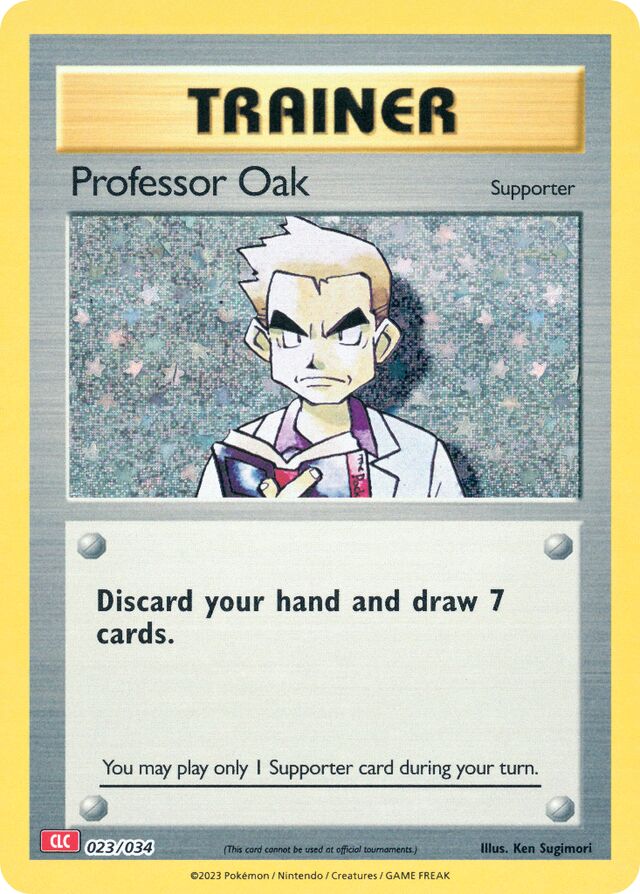 Professor Oak Charizard & Ho-Oh ex Deck 023/034