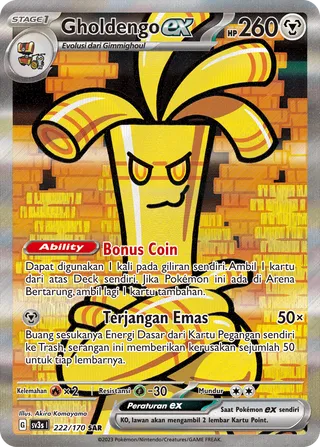 Gholdengo ex (Black Shine 222/170)