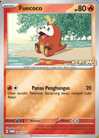 Fuecoco (Scarlet & Violet Promos 206/SV-P)