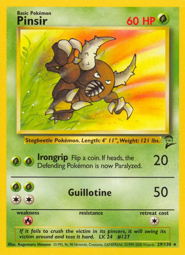 Pinsir Base 2 29/130 Rare
