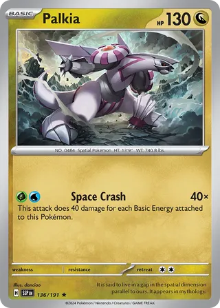 Palkia (Surging Sparks 136/191)