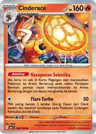 Cinderace (Mega Evolution 028/126)
