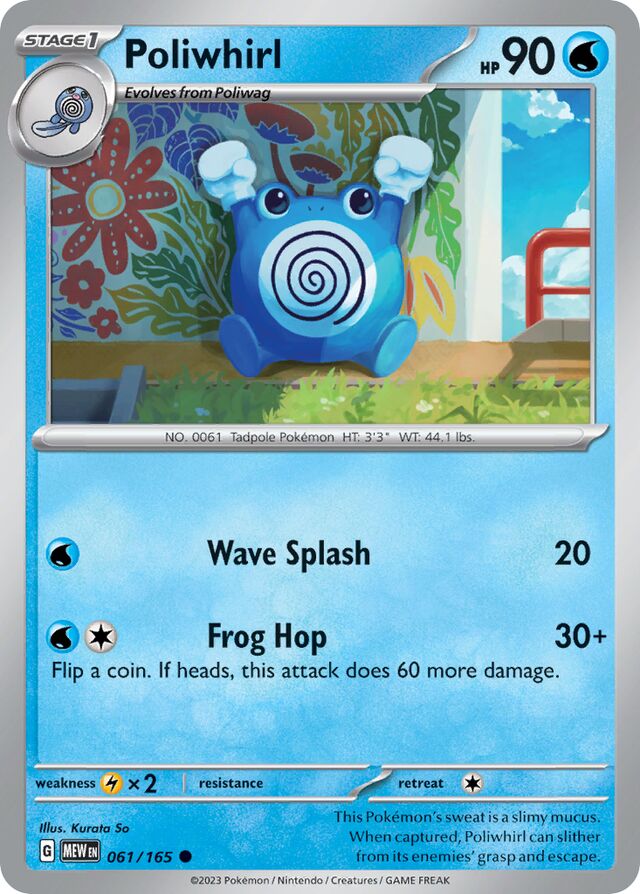 Poliwhirl 151 061/165 Common