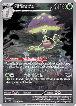 Shiinotic (Surging Sparks 194/191)