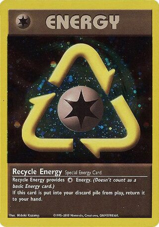 Recycle Energy (Energize Your Game Cycle 2002 No. 008)