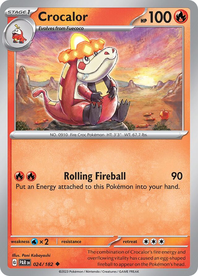 Crocalor Paradox Rift 024/182 Uncommon
