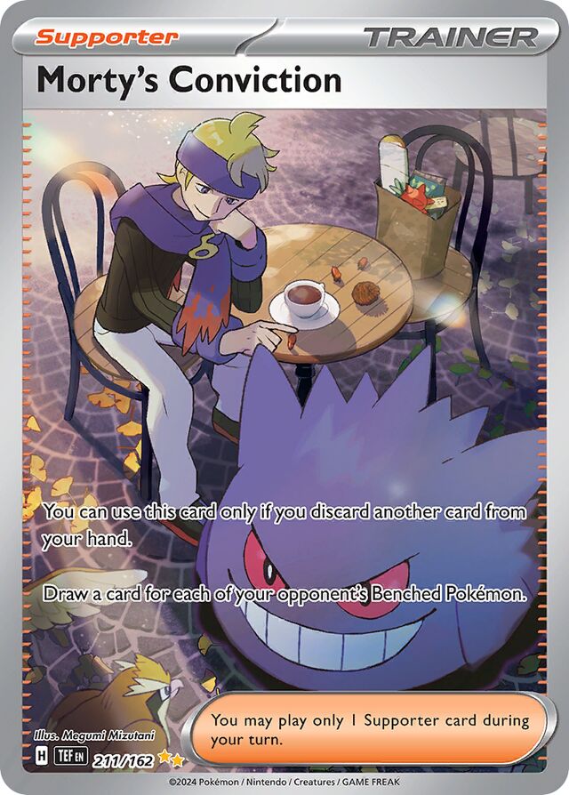 211/162 Morty's Conviction TEF Special Illustration Rare