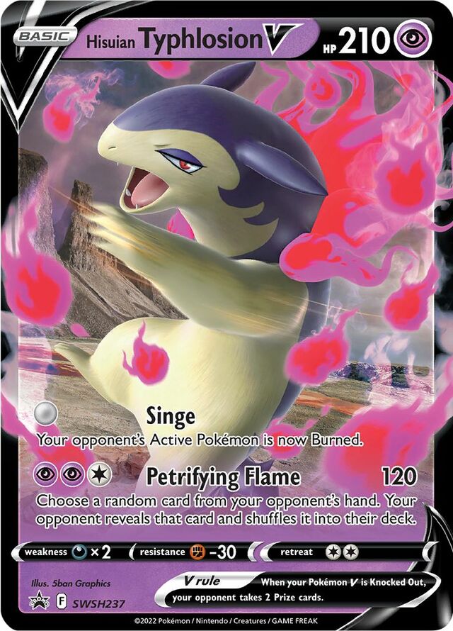 SWSH237 Hisuian TyphlosionV SSP PROMO