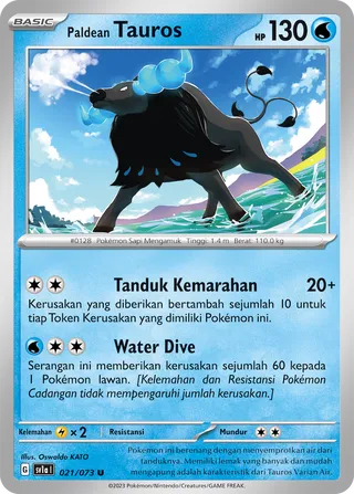 Paldean Tauros (Triplet Beat 021/073)