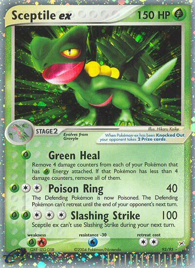 93/95 Sceptile ex MA Rare Holo ex