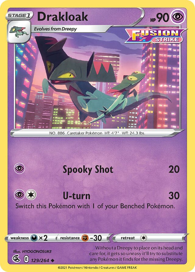129/264 Drakloak FST Uncommon