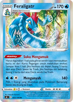 Feraligatr (Fusion Arts 022/100)
