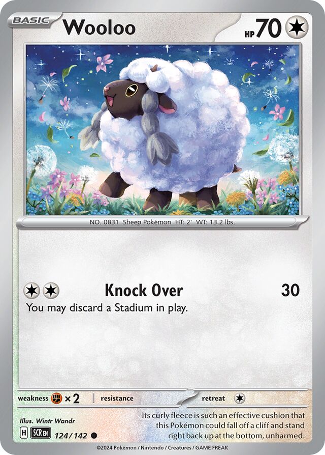 Wooloo Stellar Crown 124/142 Common