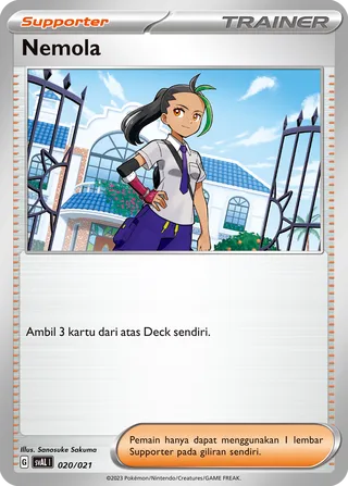 Nemona (Fuecoco & Ampharos ex Starter Deck ex 020/021)