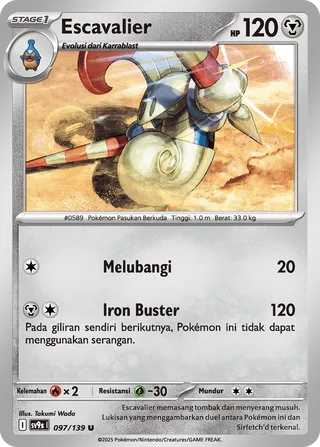 Escavalier (Bonds of Destiny 097/139)