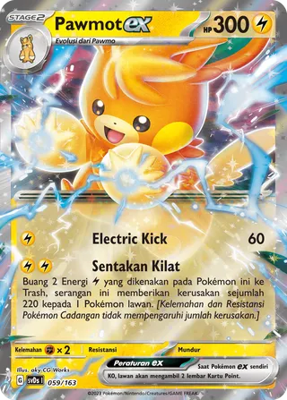 Pawmot ex (ex Compact Deck 059/163)