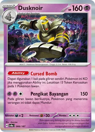 Dusknoir (Terastal Festival ex 066/187)