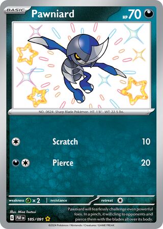 Pawniard (Paldean Fates 185/091)