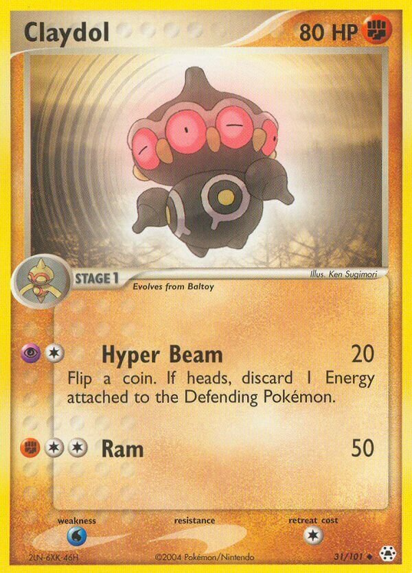 31/101 Claydol HL Uncommon