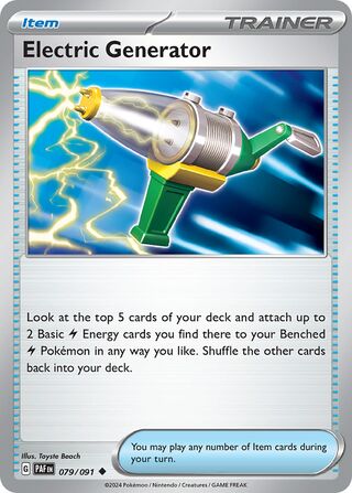 Electric Generator (Paldean Fates 079/091)