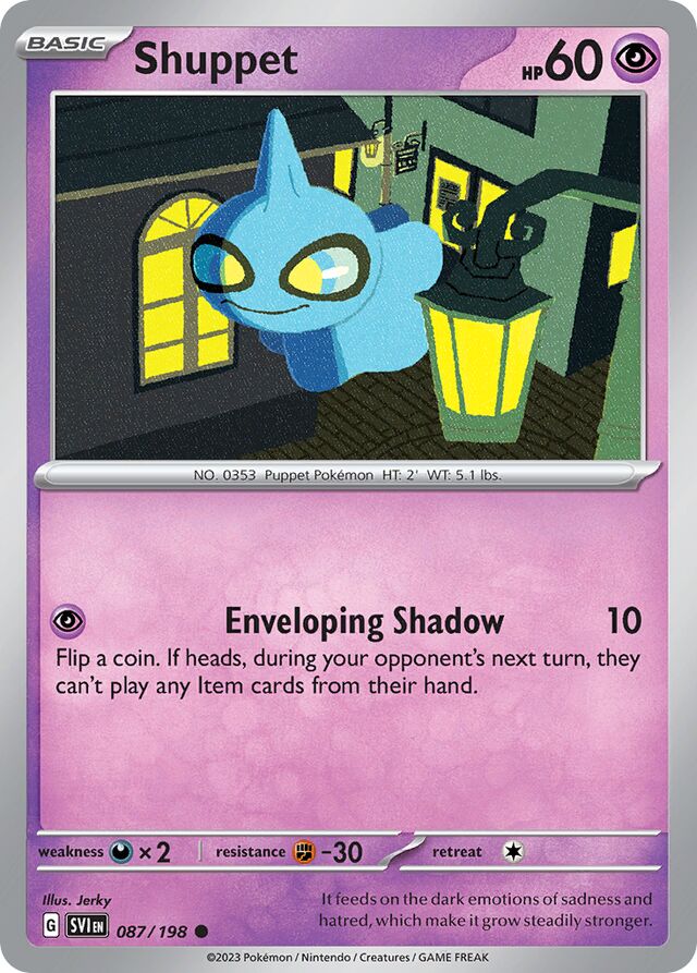 Shuppet Scarlet & Violet 087/198 Common