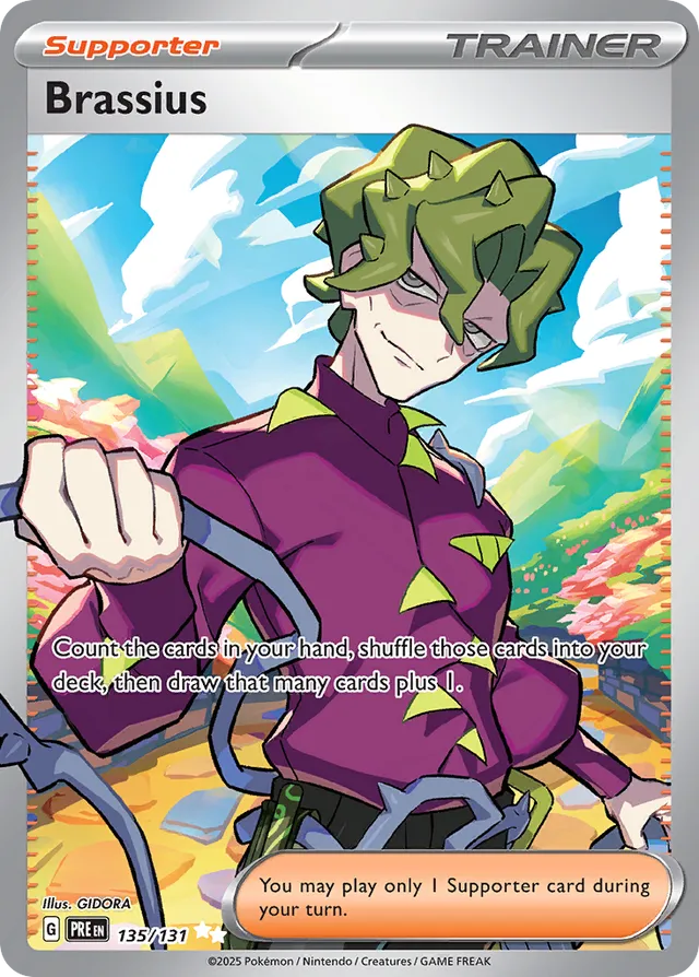 Brassius Prismatic Evolutions 135/131 Ultra Rare