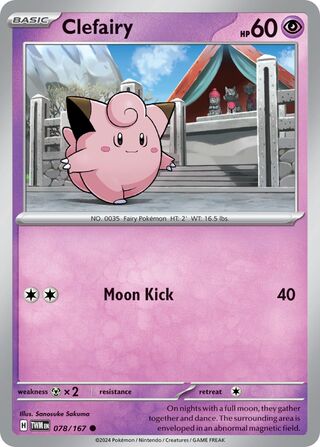 Clefairy (Twilight Masquerade 078/167)