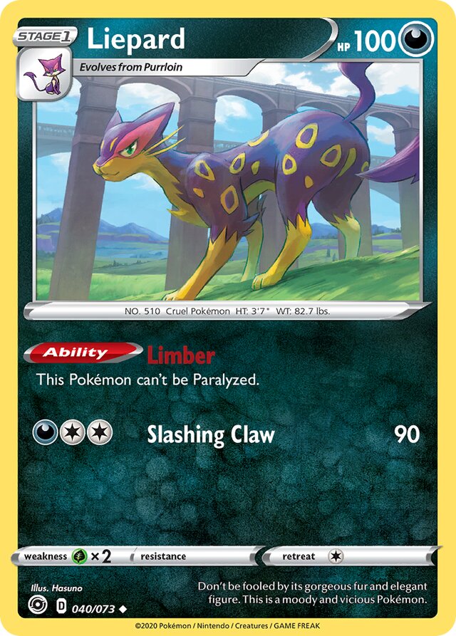 Liepard Champion's Path 040/073 Uncommon