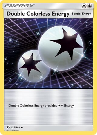 Double Colorless Energy (Sun & Moon 136/149)