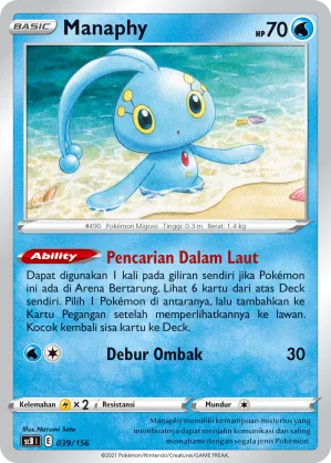 Manaphy (Challenge V Starter Deck 039/156)