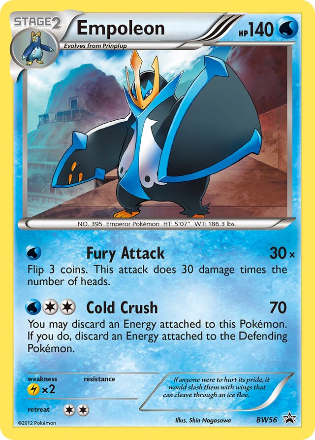Empoleon BW Black Star Promos BW56 PROMO