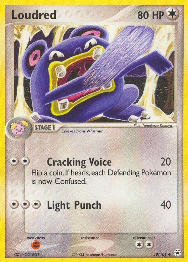 39/101 Loudred HL Uncommon