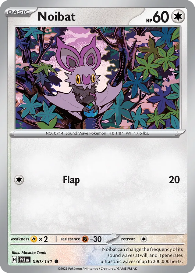 Noibat Prismatic Evolutions 090/131 Common
