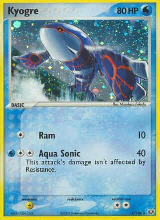 Kyogre (EX Emerald 6/106)