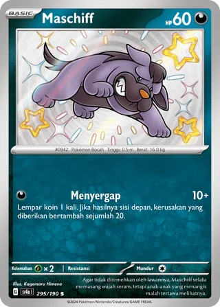 Maschiff (Shiny Treasure ex 295/190)