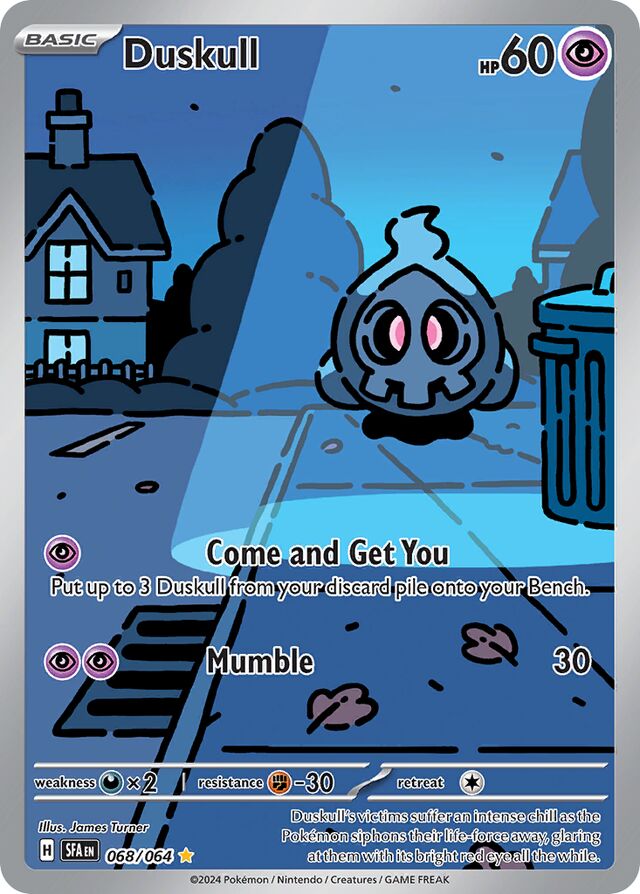 Duskull Shrouded Fable 068/064 Illustration Rare