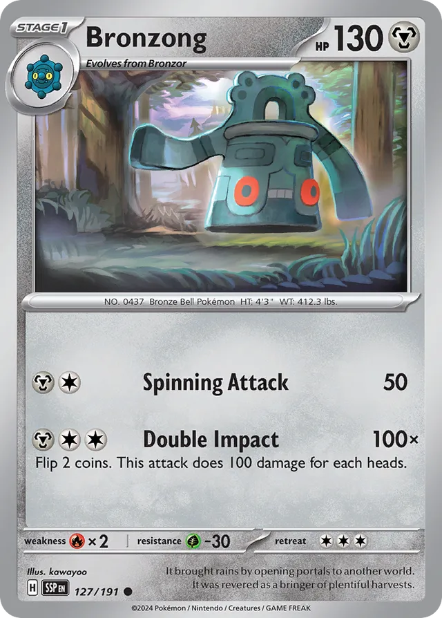 Bronzong Surging Sparks 127/191 Common