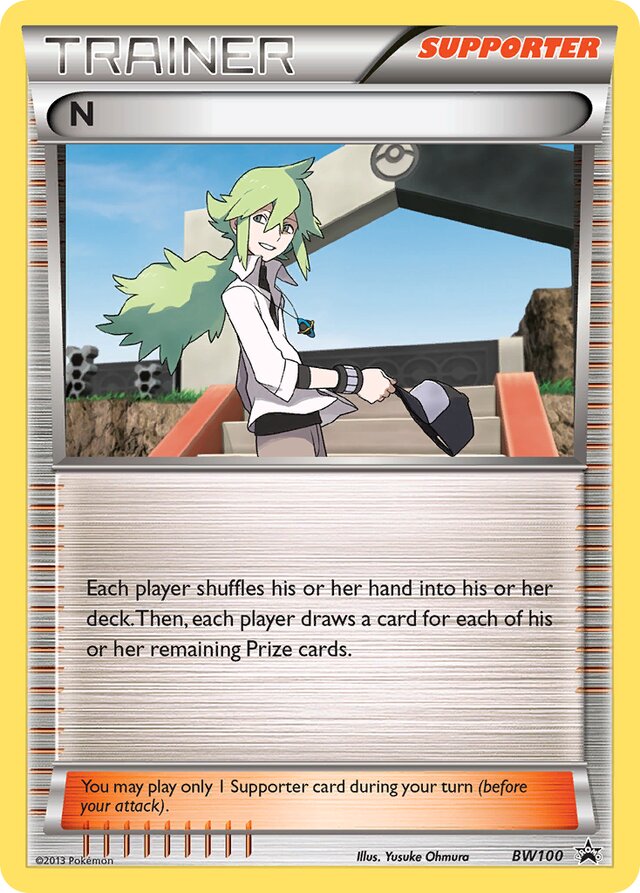 N [Mirror Holo] BW Black Star Promos BW100 PROMO