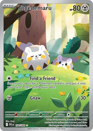 Togedemaru (Phantasmal Flames 104/094)