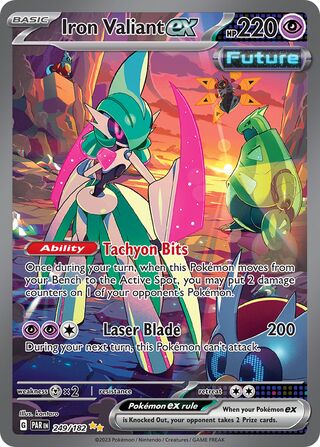 Iron Valiant ex (Paradox Rift 249/182)